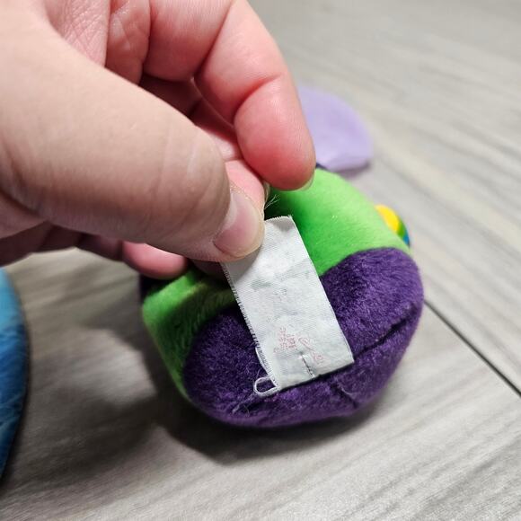 Vintage Lisa Frank Buzz Bee Beanie Baby Small Plush 8" Rainbow Fun Kawaii - Picture 7 of 7